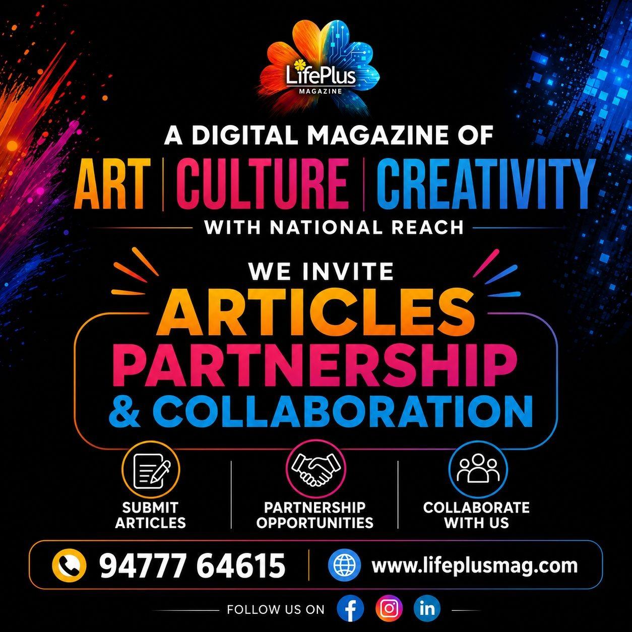 Part Lifeplus Magazine you artist photographer writer filmmaker cultural enthusiast