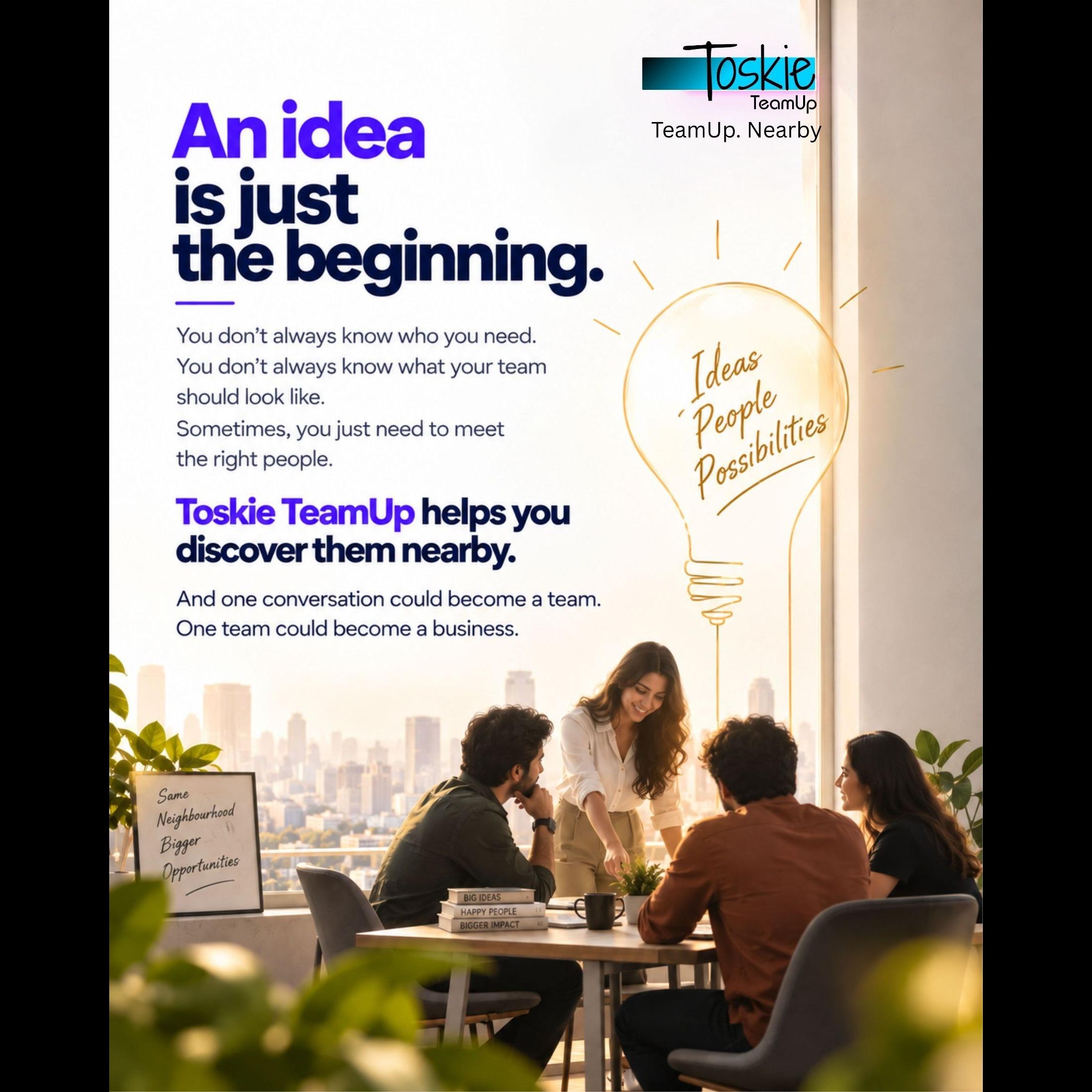 idea only beginning right people can turn idea into project