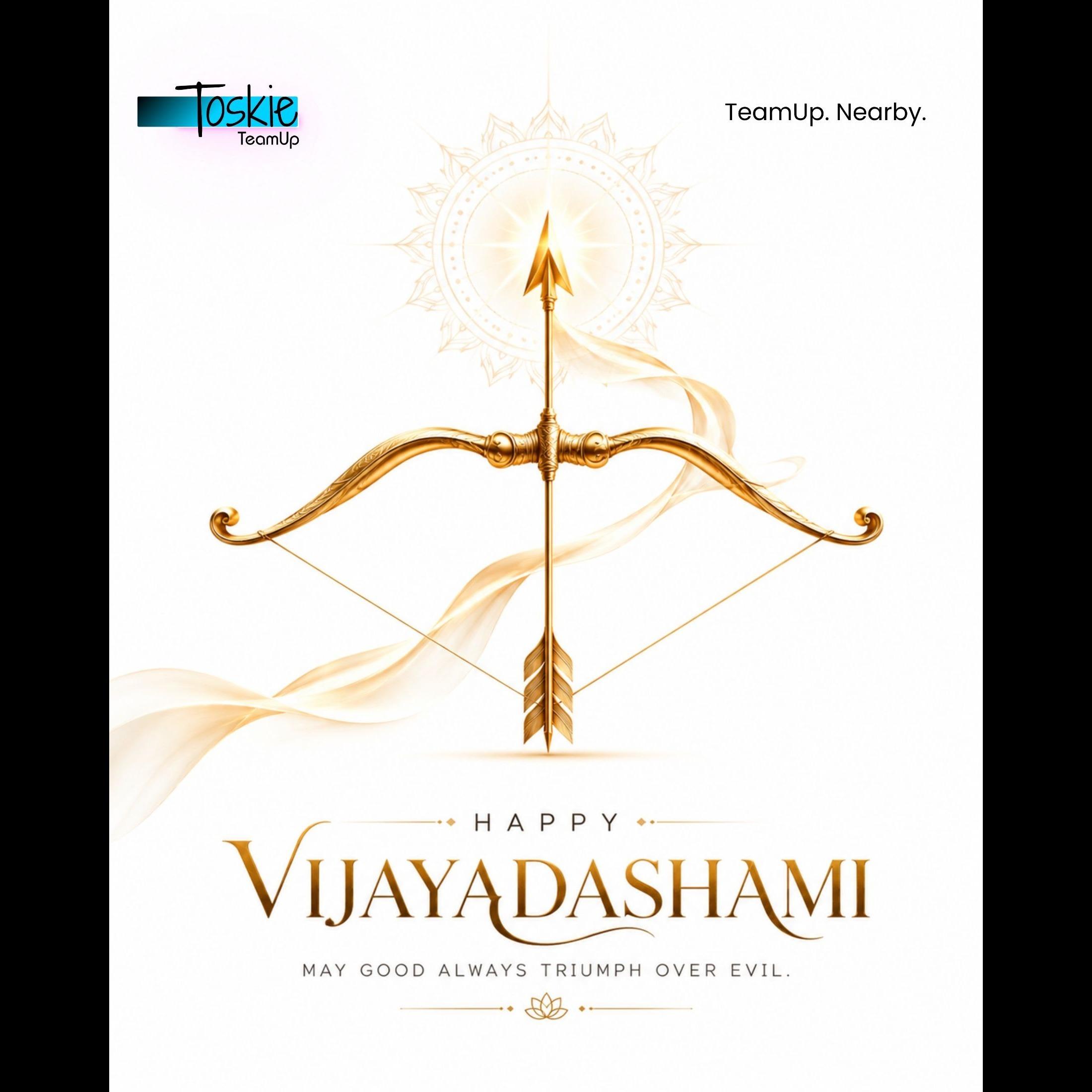 Great things happen when right people come together Vijayadashami celebrate