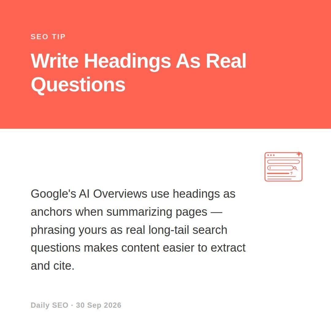Googles AI Overviews reading your headings literally They get pulled