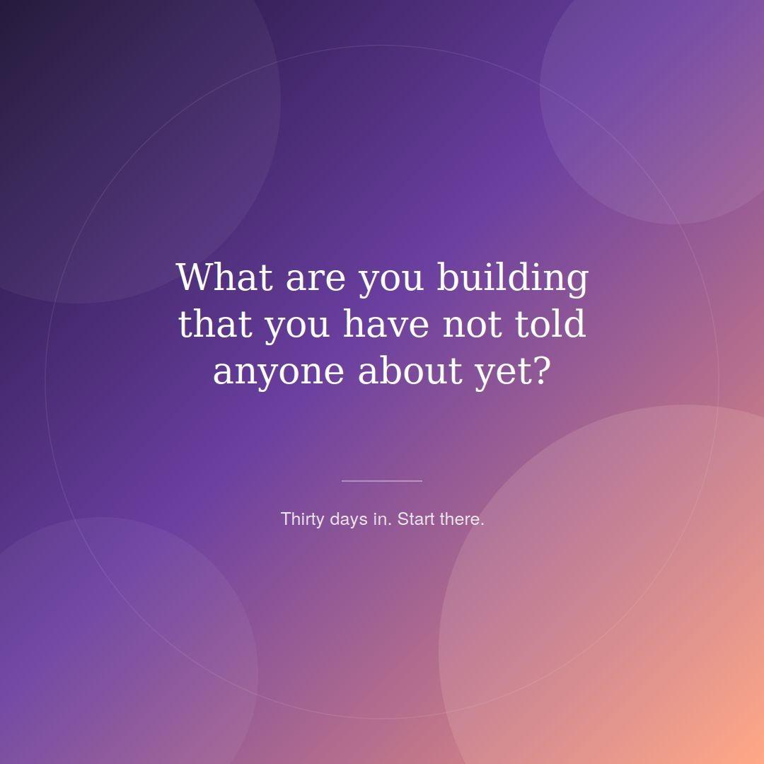 Most good work starts someone saying cant part alone Skills