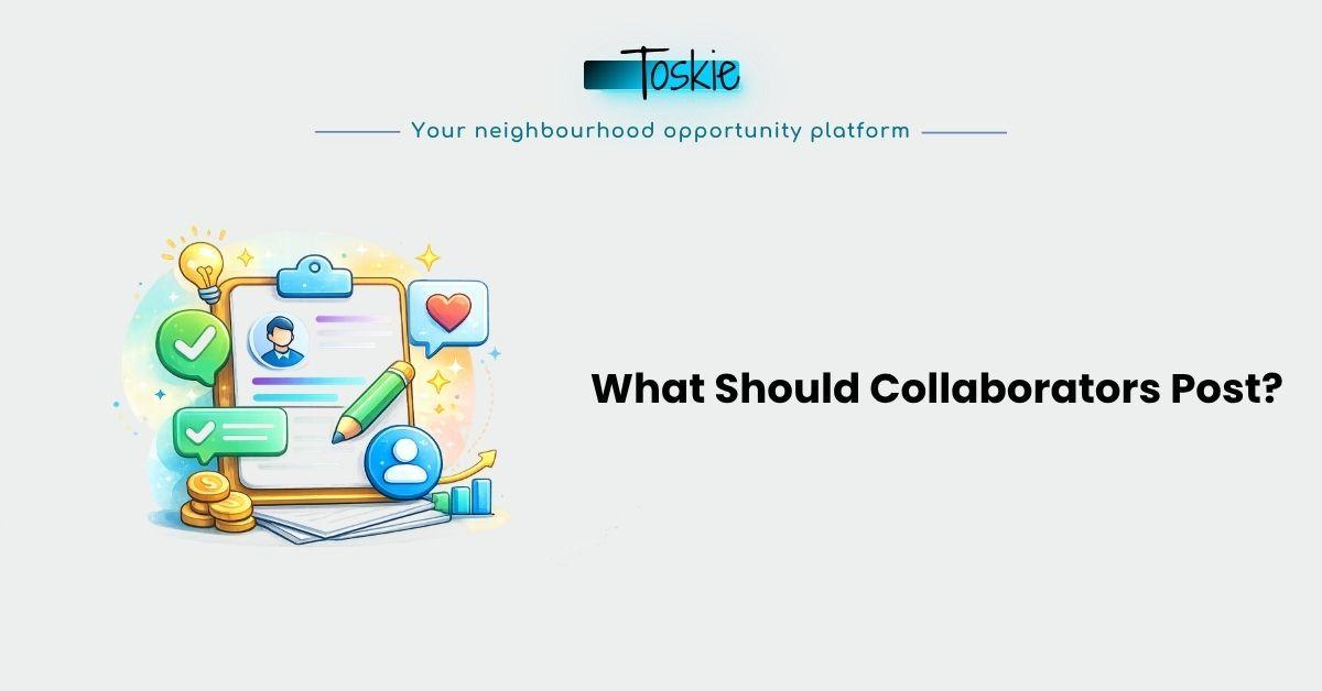 collaborator post in toskie