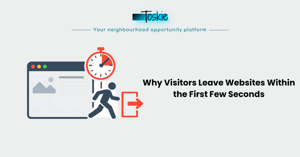 Visitors Leave Websites Within the First Few Seconds cover image