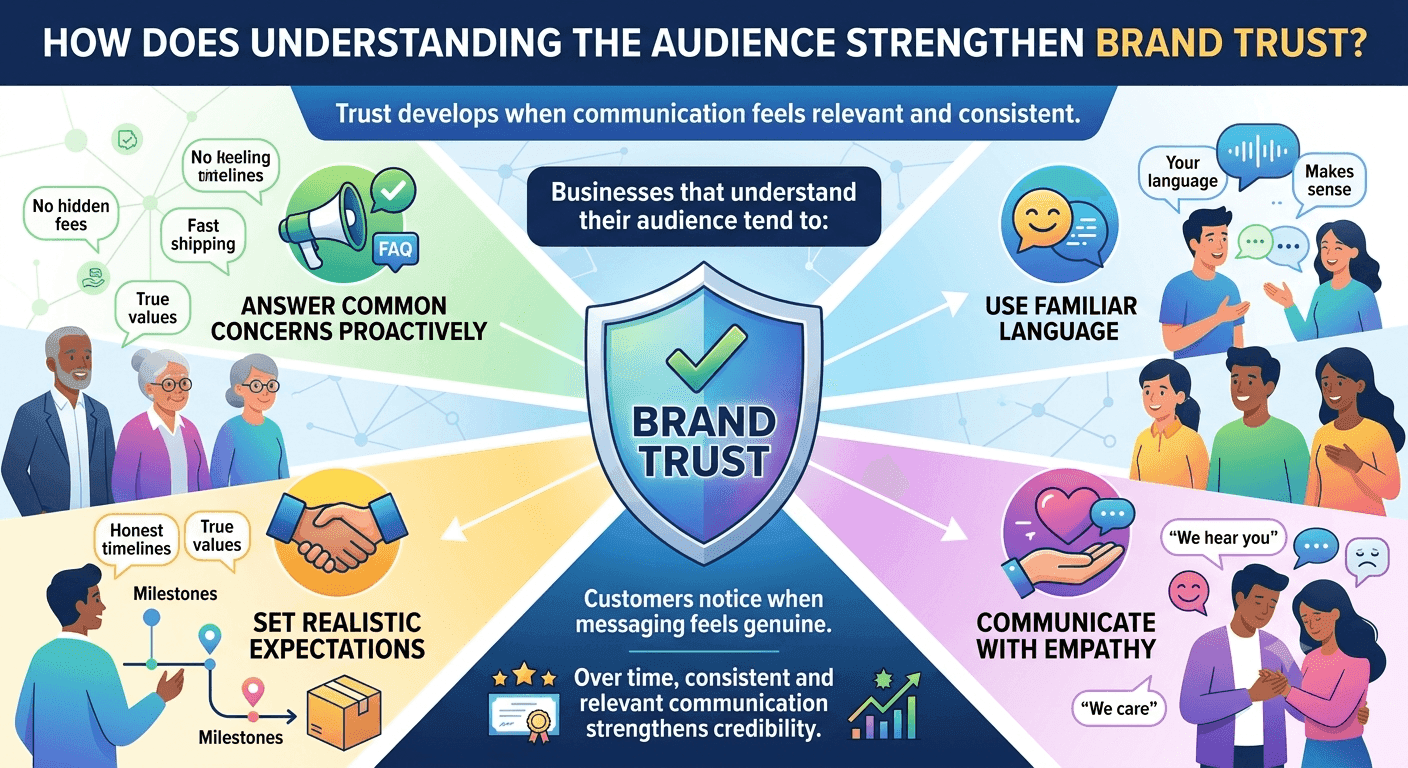 understanding the audience strengthen brand trust